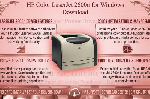 HP Color LaserJet 2600n for Windows Download